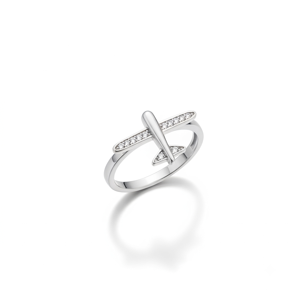 ANILLO DE PLATA AVIÓN