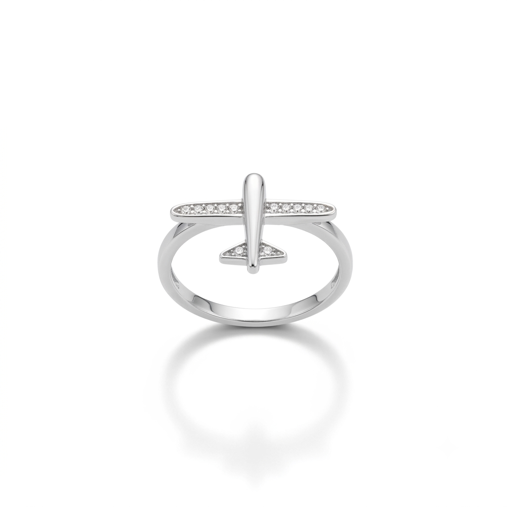 ANILLO DE PLATA AVIÓN