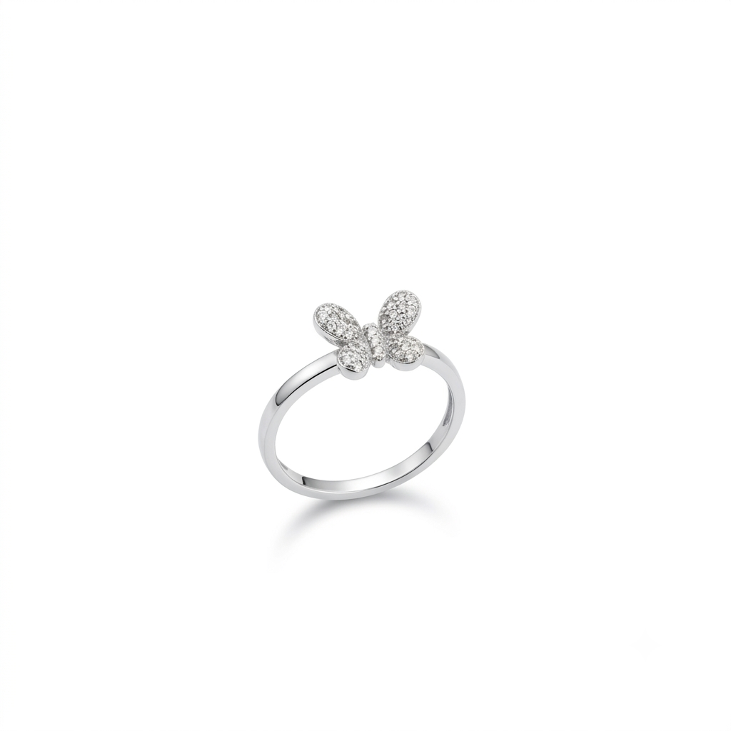 ANILLO DE PLATA MARIPOSA