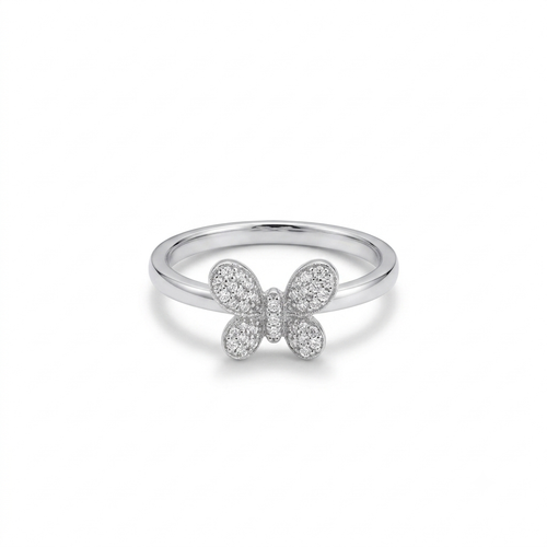 ANILLO DE PLATA MARIPOSA