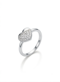 ANILLO DE PLATA CORAZÓN