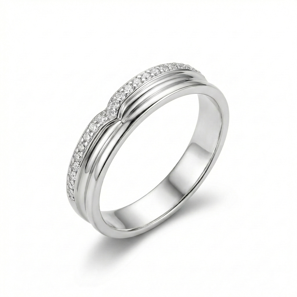 ANILLO DE PLATA CINTILLO