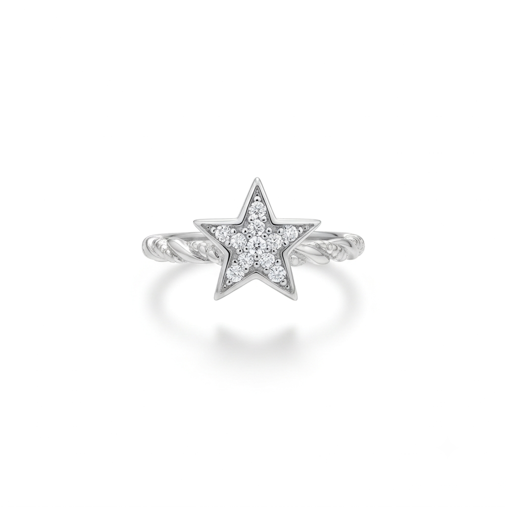 ANILLO DE PLATA ESTRELLA