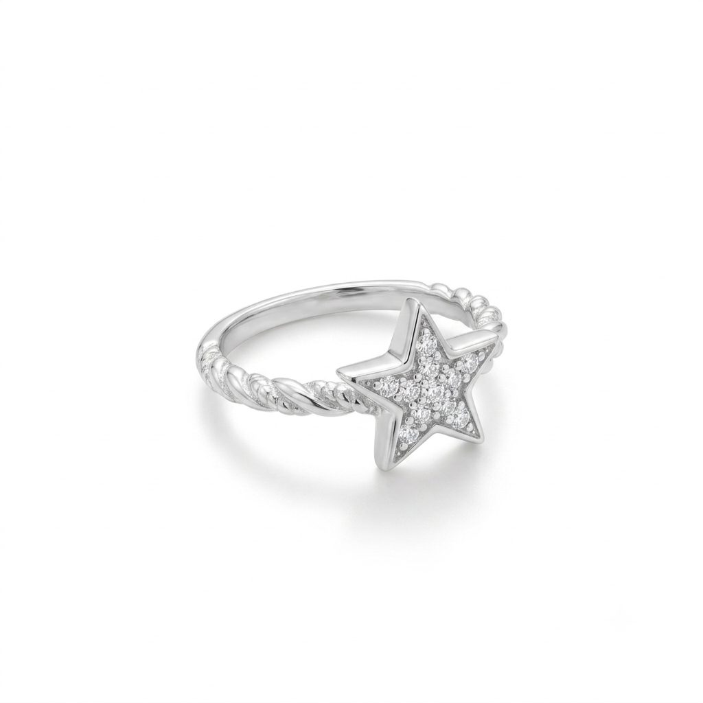 ANILLO DE PLATA ESTRELLA
