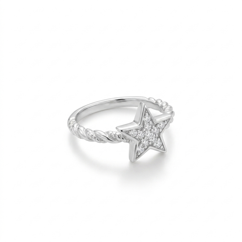 ANILLO DE PLATA ESTRELLA