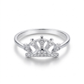 ANILLO DE PLATA CORONA
