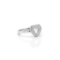 ANILLO DE PLATA CORAZÓN