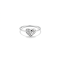 ANILLO DE PLATA CORAZÓN