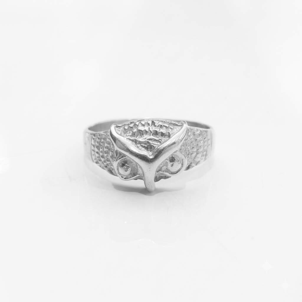 ANILLO DE PLATA BUHO