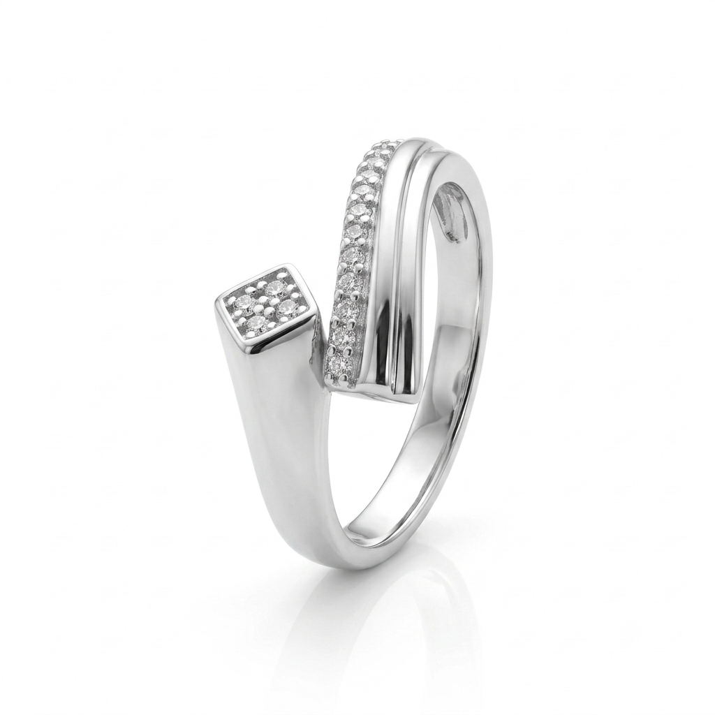ANILLO DE PLATA MODERNO