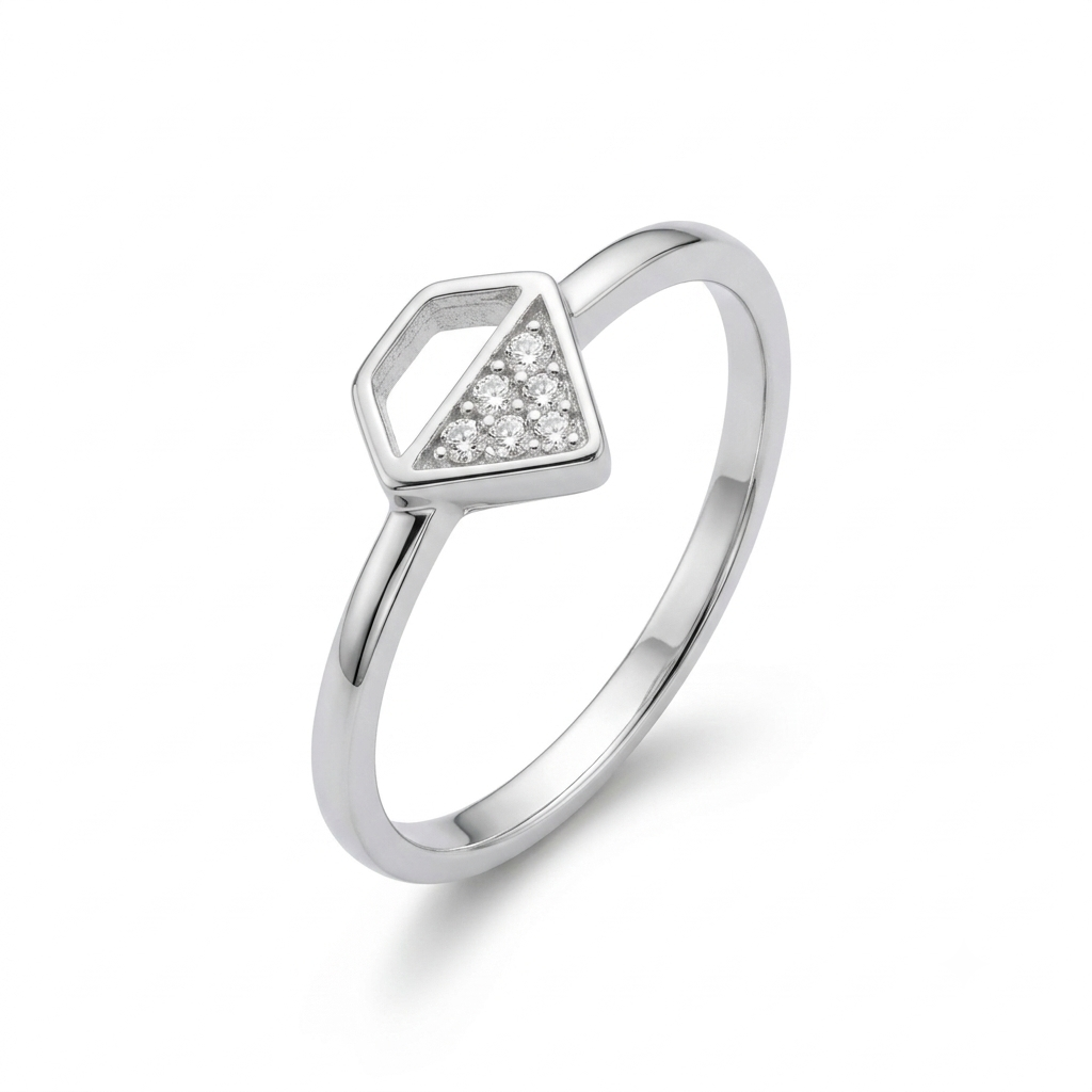 ANILLO DE PLATA MICROCIRCONES