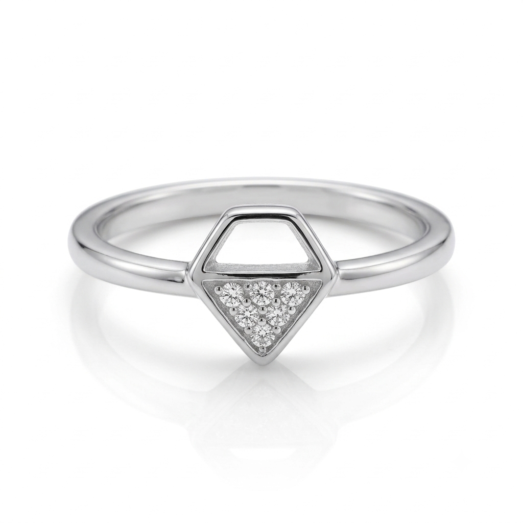 ANILLO DE PLATA MICROCIRCONES