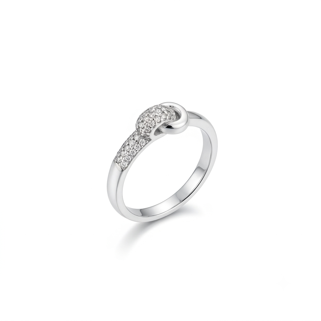 ANILLO DE PLATA MODERNO