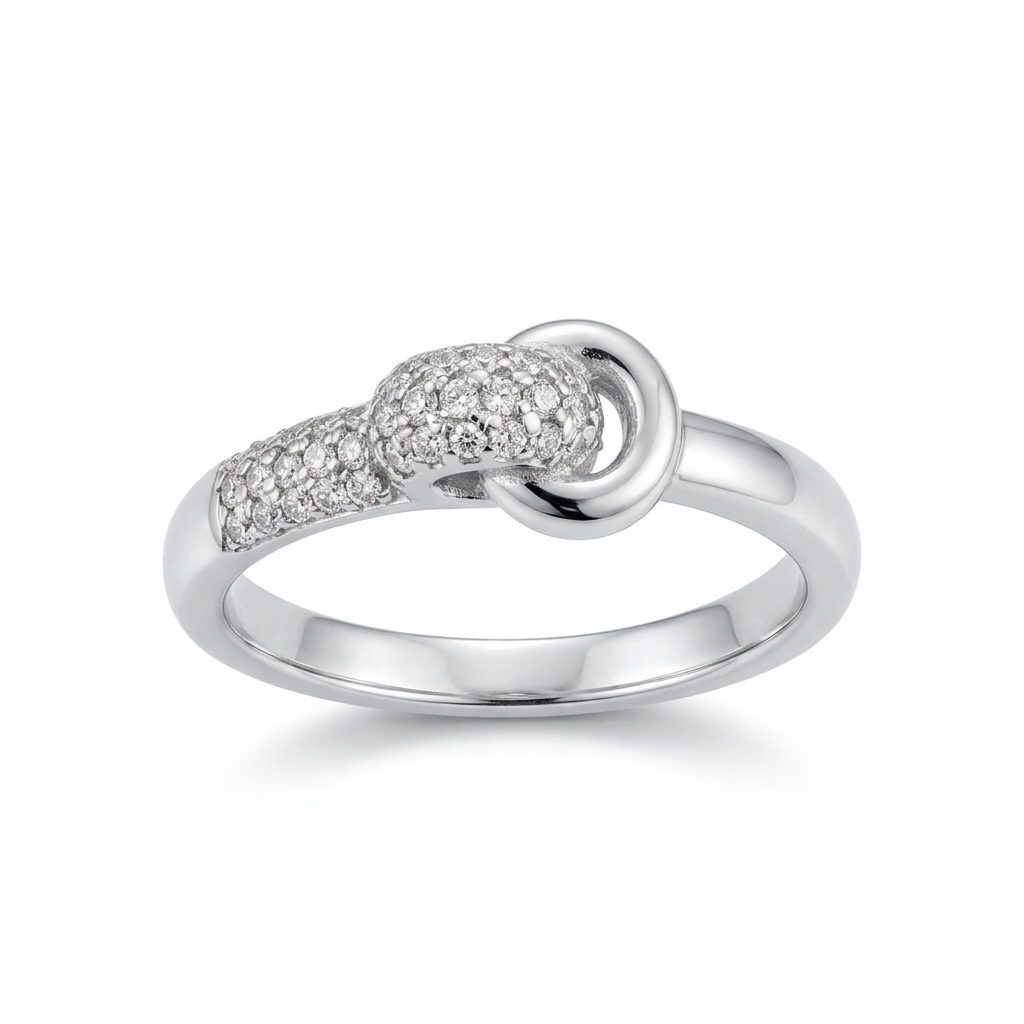 ANILLO DE PLATA MODERNO