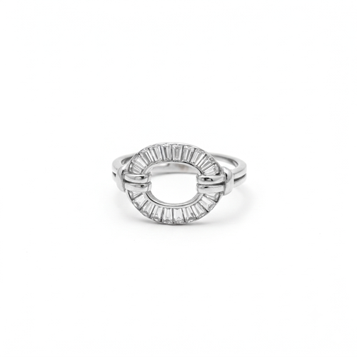 ANILLO DE PLATA CIRCULO