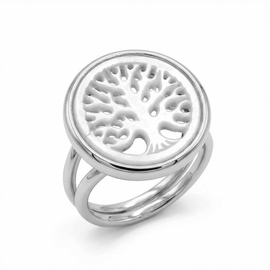 ANILLO DE PLATA ARBOL DE LA VIDA NACAR
