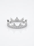 ANILLO DE PLATA CORONA