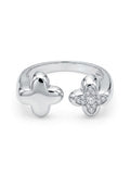 ANILLO DE PLATA FLOR