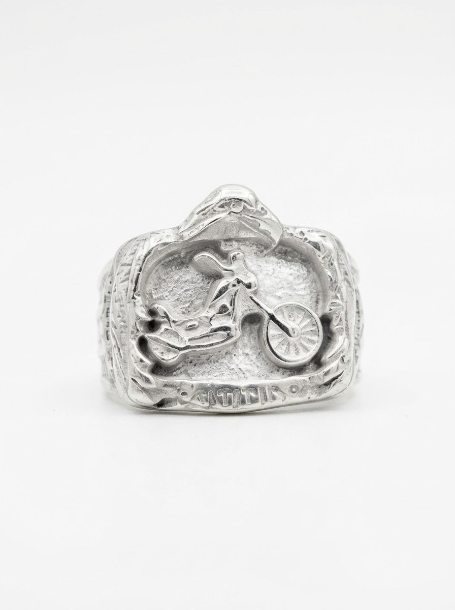 ANILLO DE PLATA MOTO HARLEY DAVIDSON