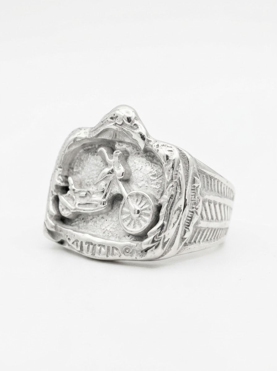 ANILLO DE PLATA MOTO HARLEY DAVIDSON