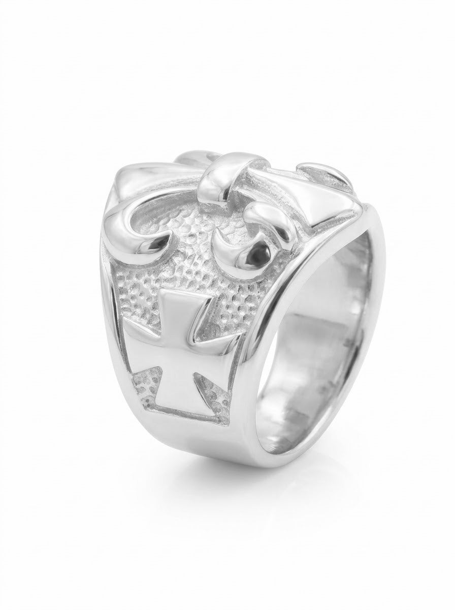 ANILLO DE PLATA FLOR DE LIZ
