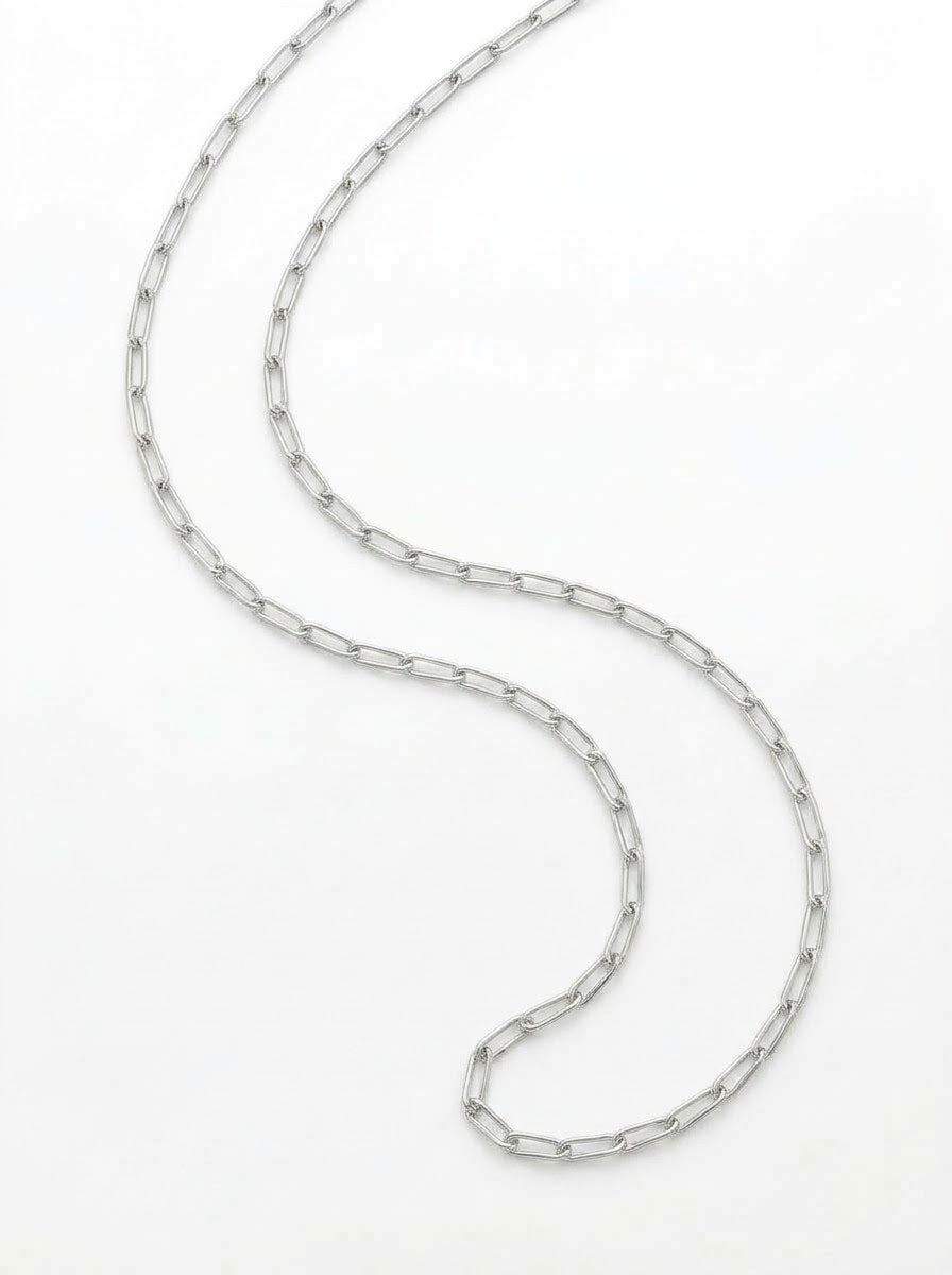 CADENA MASCULINA DE PLATA ESLABONES