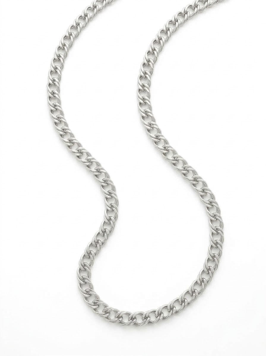 CADENA MASCULINA PLATA ESTERLINA TIPO MALLA