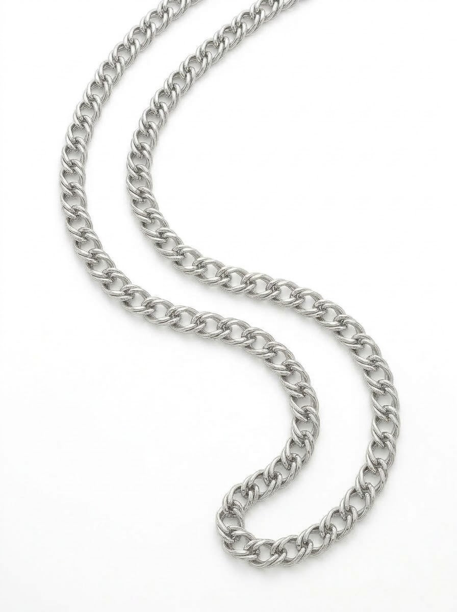 CADENA MASCULINA PLATA ESTERLINA TIPO MALLA