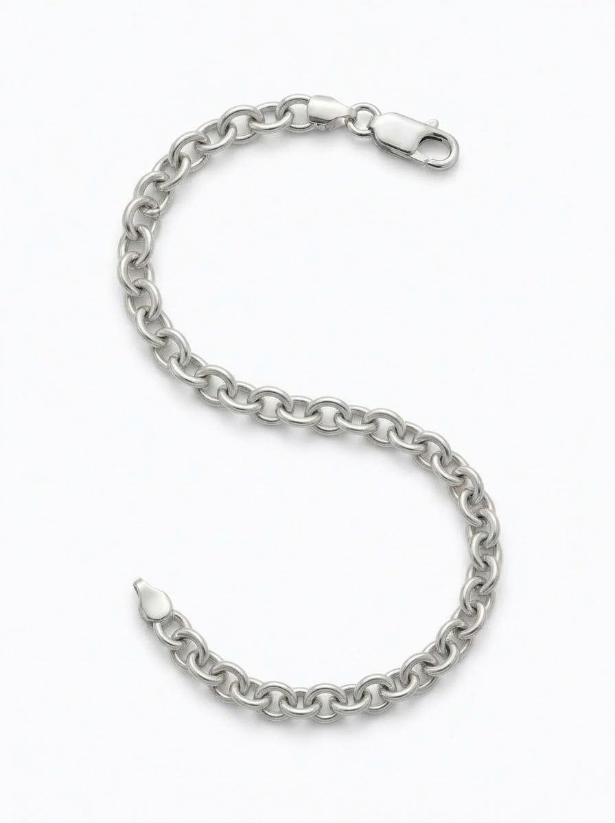 PULSERA MASCULINA PLATA 950