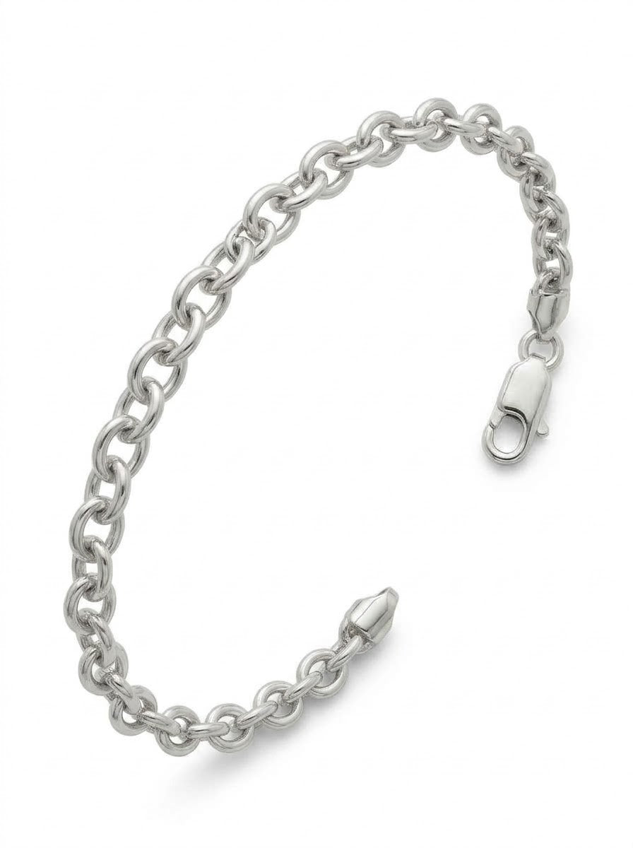 PULSERA MASCULINA PLATA 950