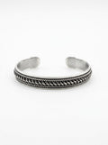 PULSERA MASCULINA BRAZALETE PLATA QUEMADA