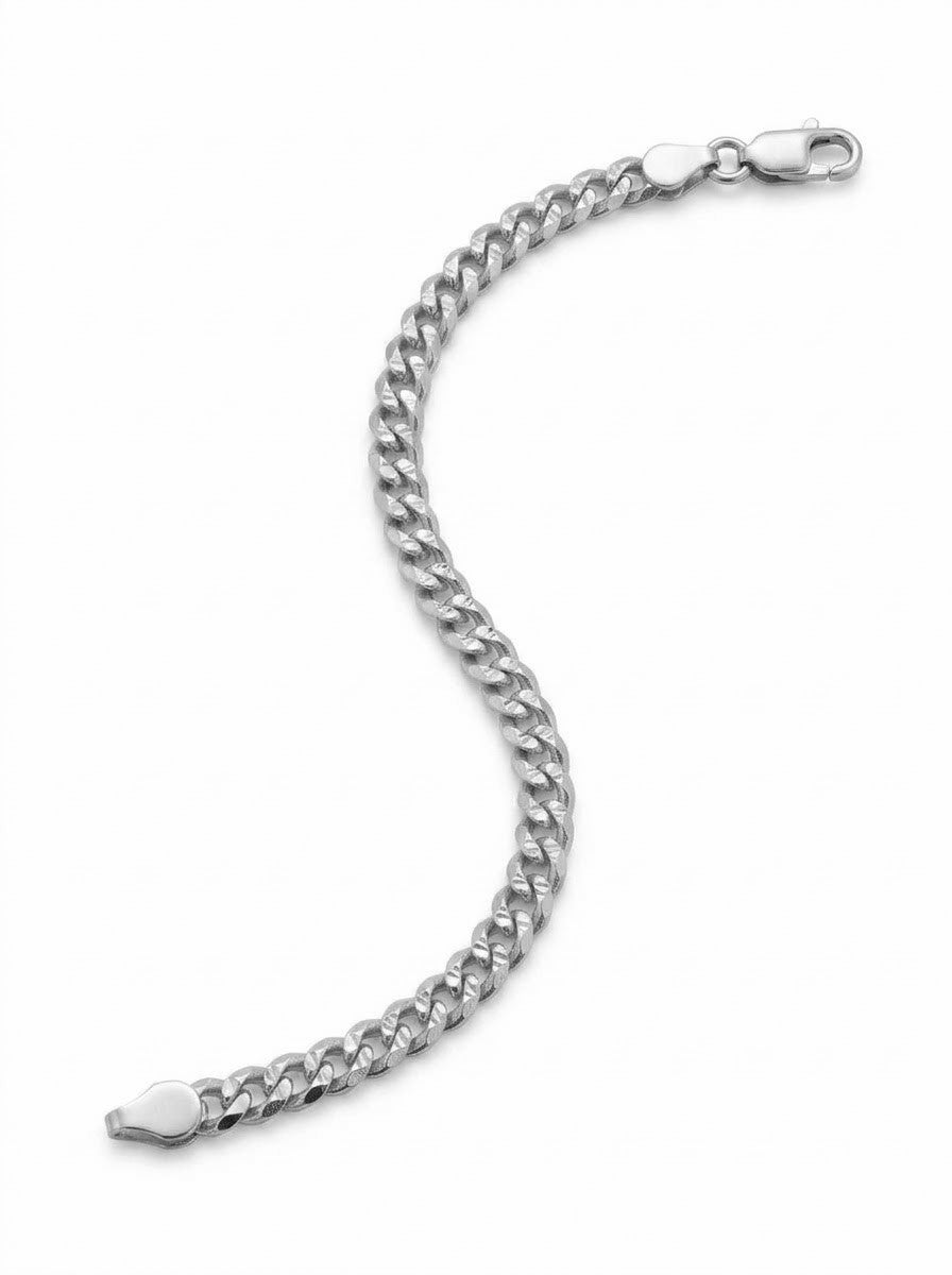 PULSERA MASCULINA PANCER PLATA