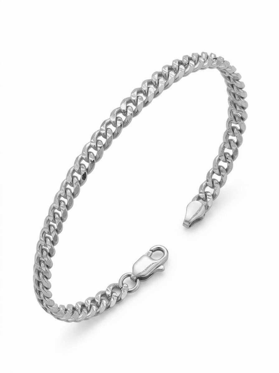 PULSERA MASCULINA PANCER PLATA