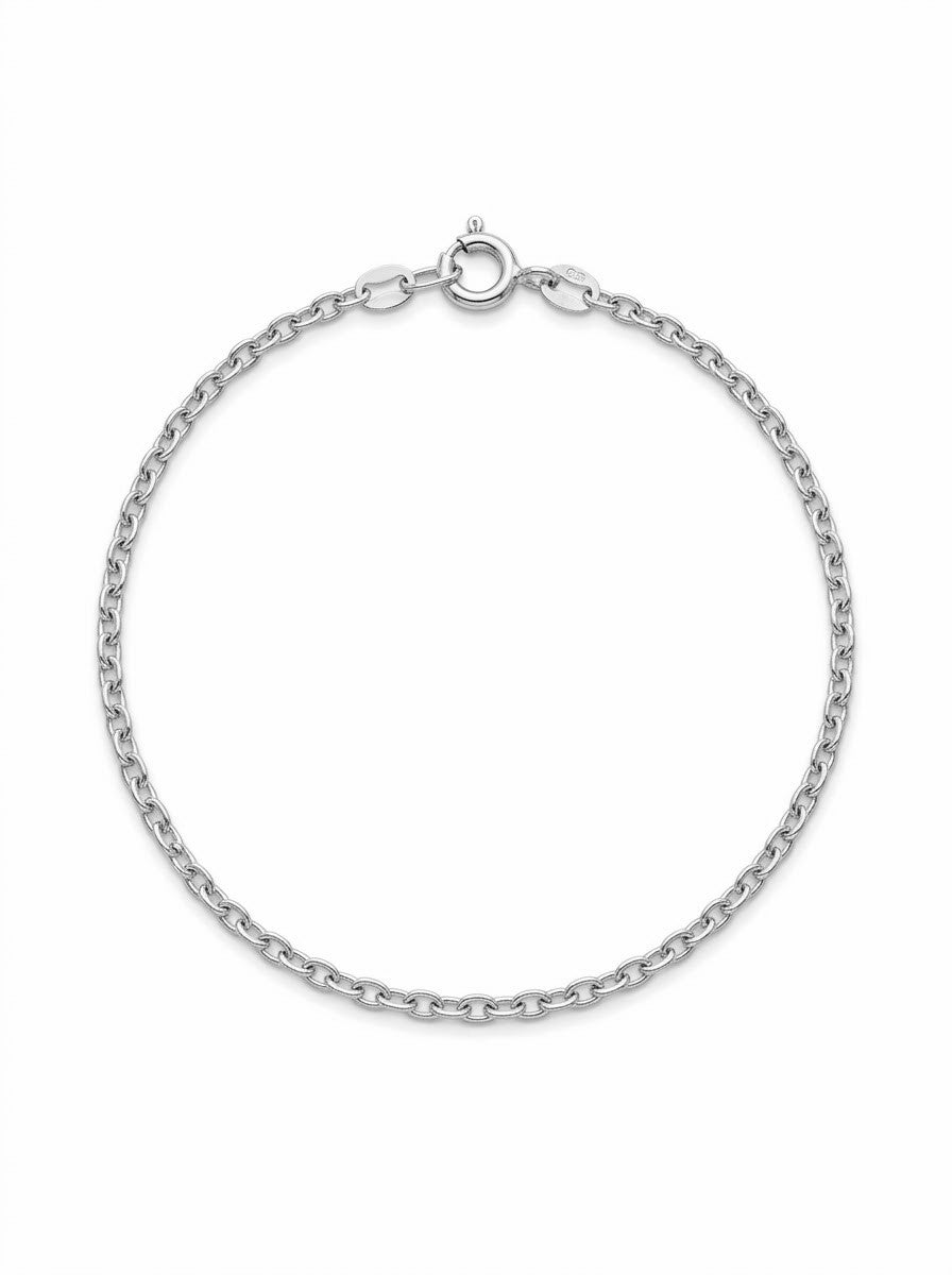 PULSERA MASCULINA ESLABONES PLATA