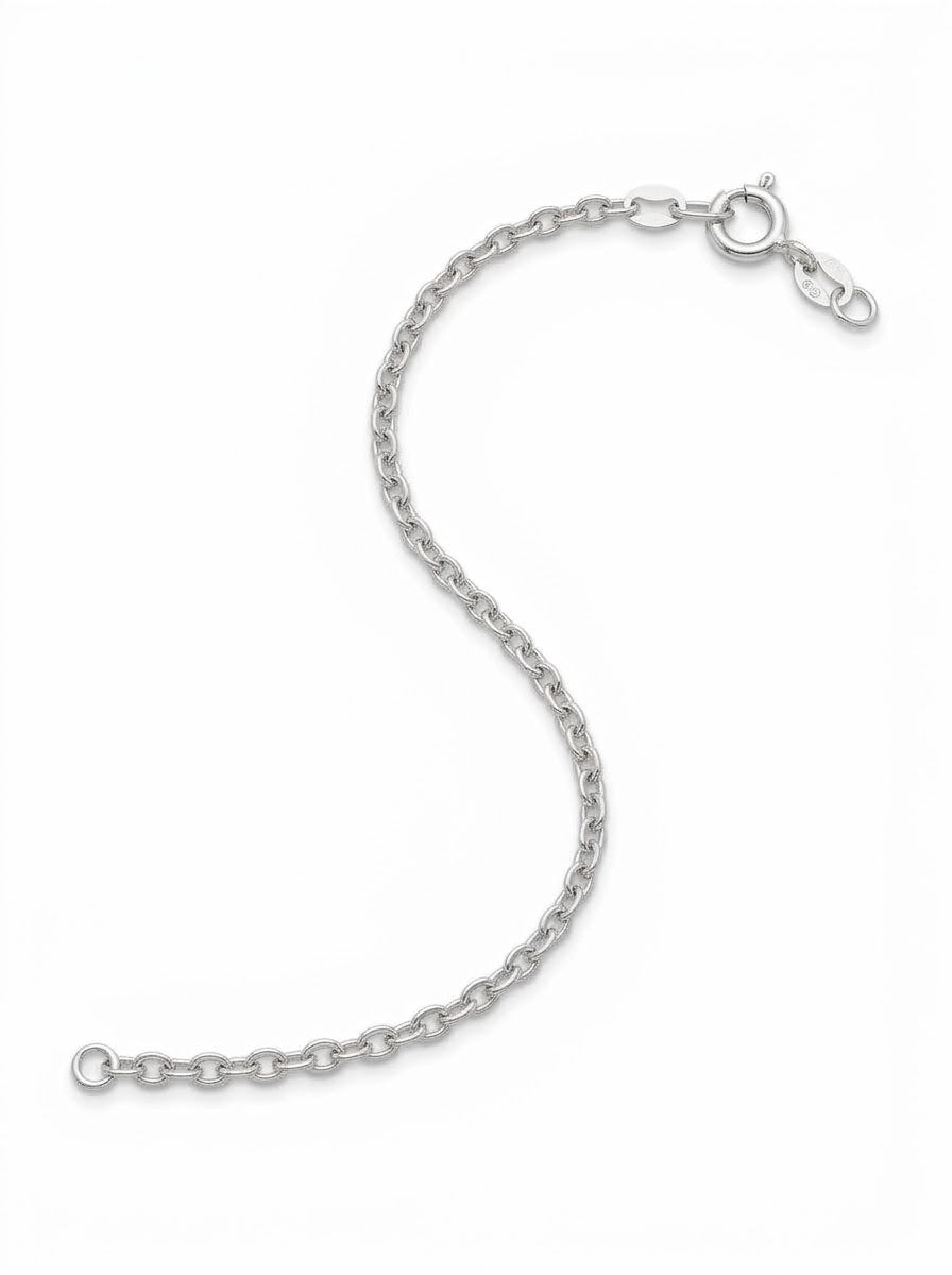 PULSERA MASCULINA ESLABONES PLATA