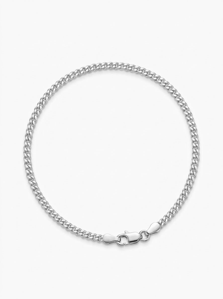 PULSERA MASCULINA PLATA LOMO DE CORVINA