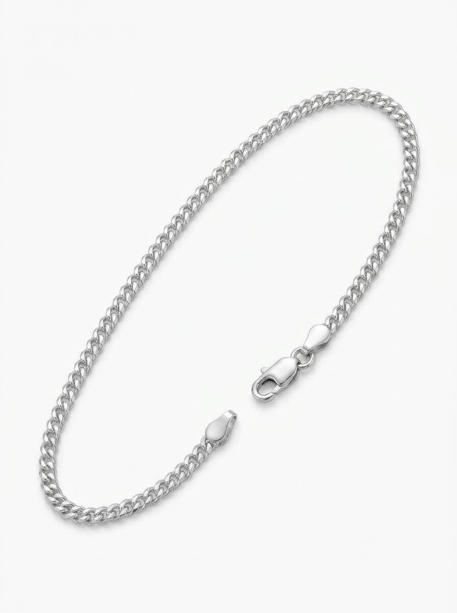 PULSERA MASCULINA PLATA LOMO DE CORVINA