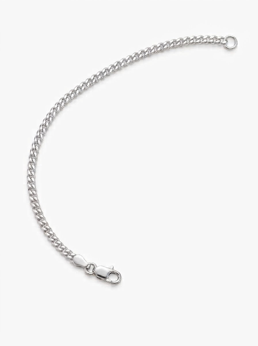 PULSERA MASCULINA PLATA LOMO DE CORVINA