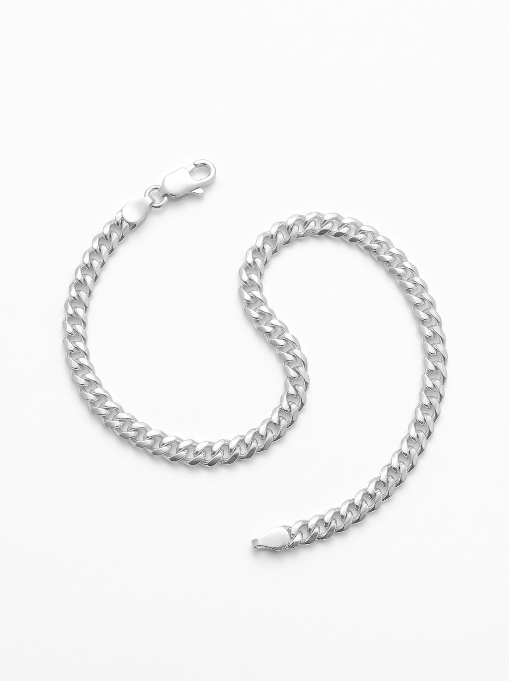 PULSERA MASCULINA LOMO DE CORVINA PLATA