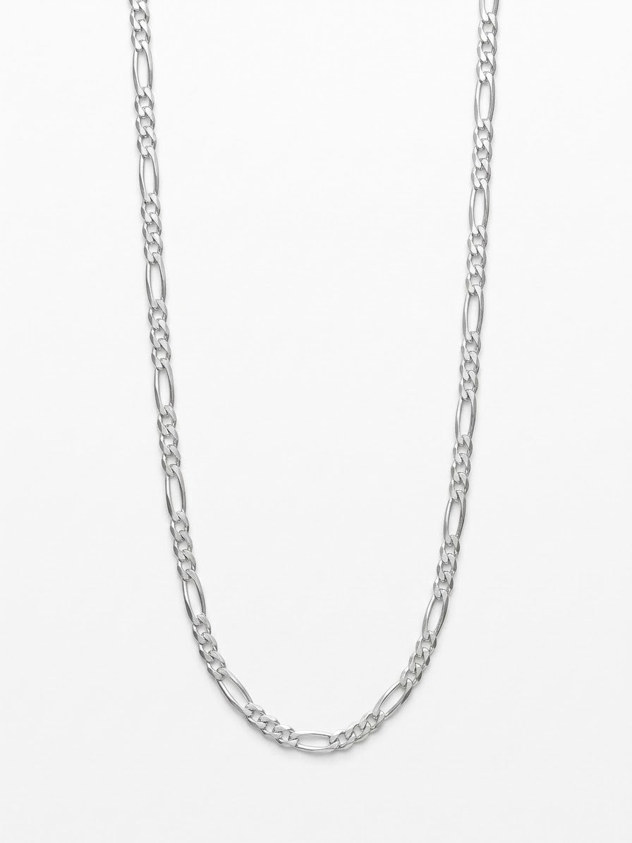 CADENA MASCULINA DE PLATA FIGARO CARTIER DELGADO
