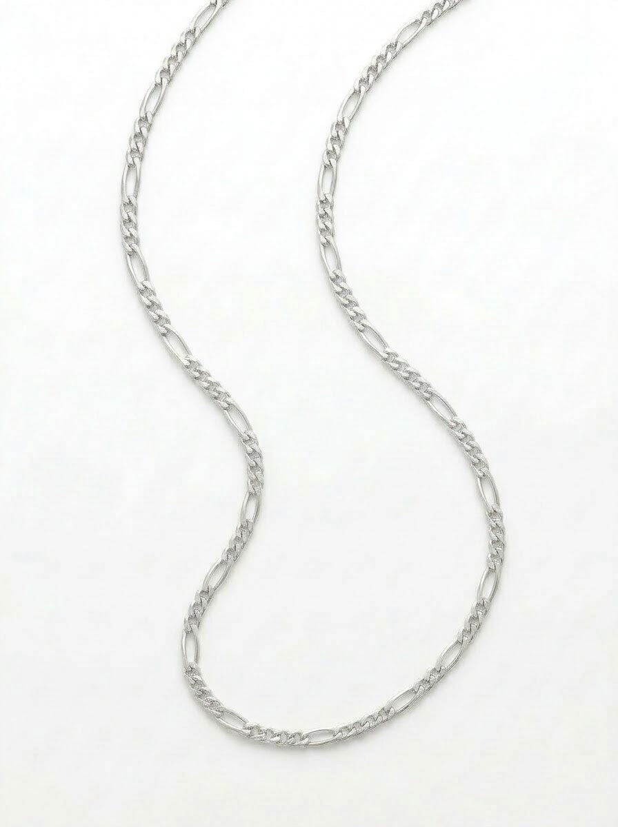 CADENA MASCULINA DE PLATA FIGARO CARTIER DELGADO