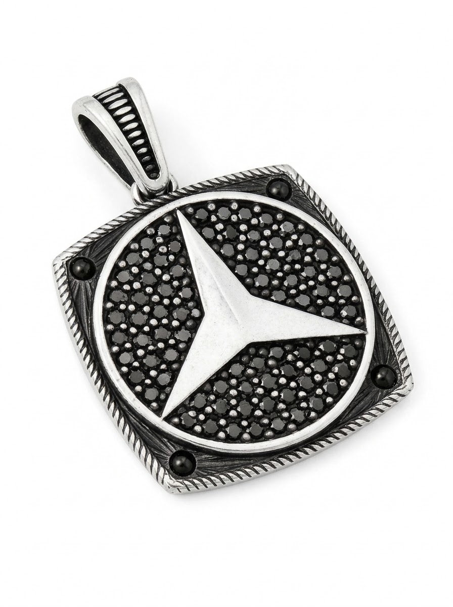 DIJE DE PLATA MERCEDES BENZ