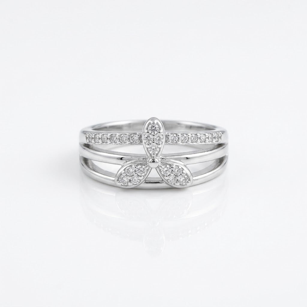 ANILLO DE PLATA FLOR