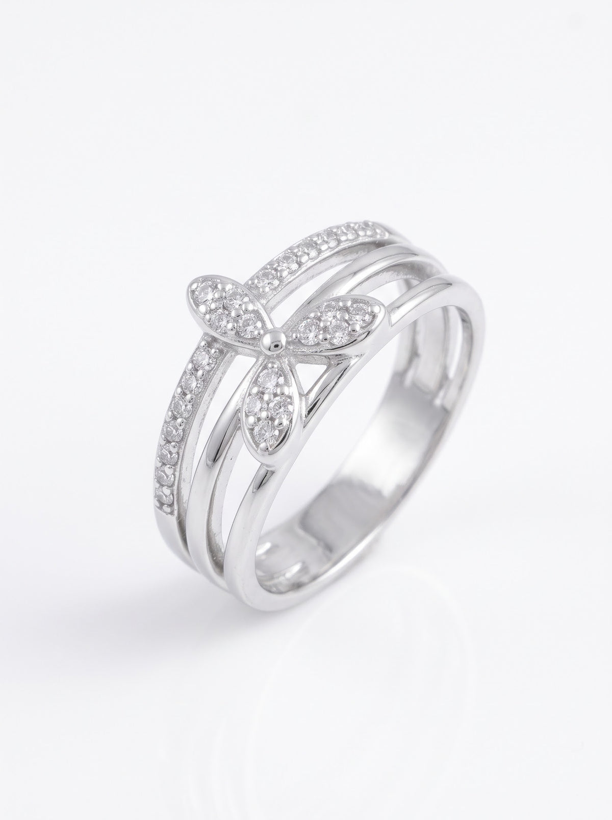 ANILLO DE PLATA FLOR