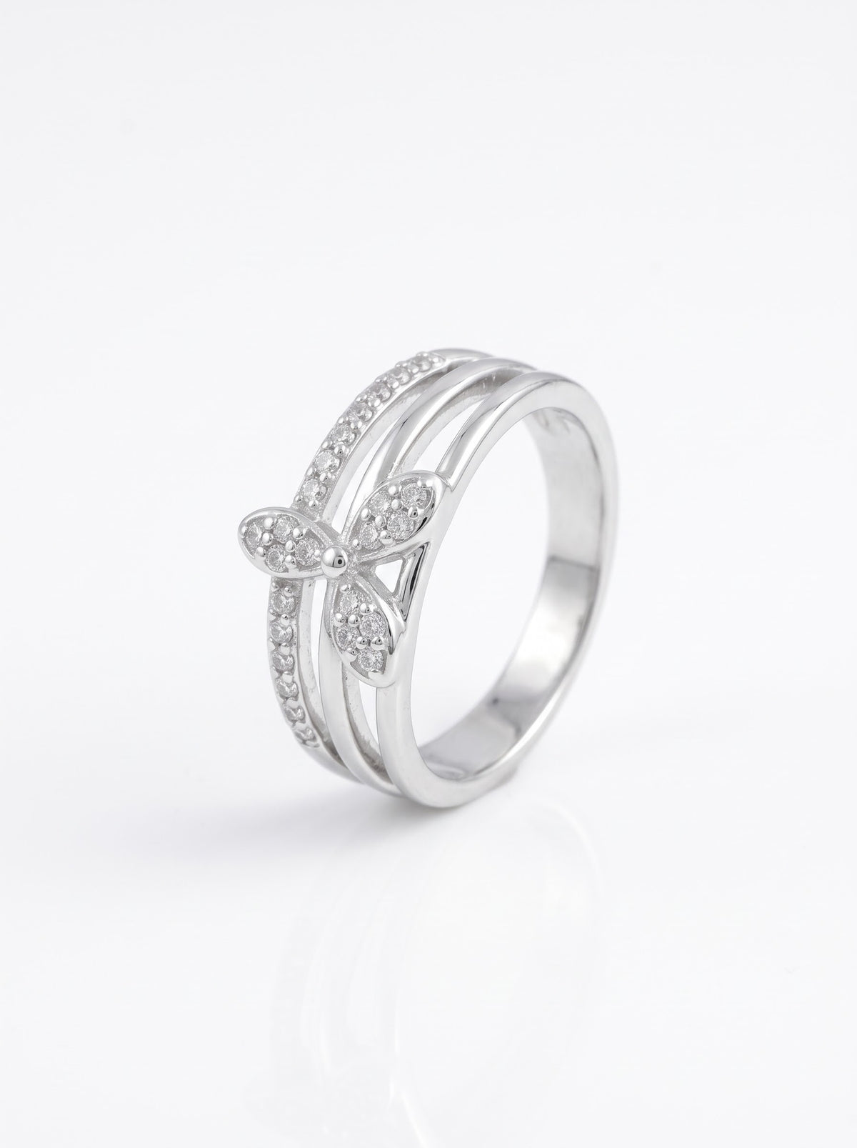 ANILLO DE PLATA FLOR