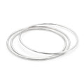 PULSERA DE PLATA TRIPLE MODELO LISO
