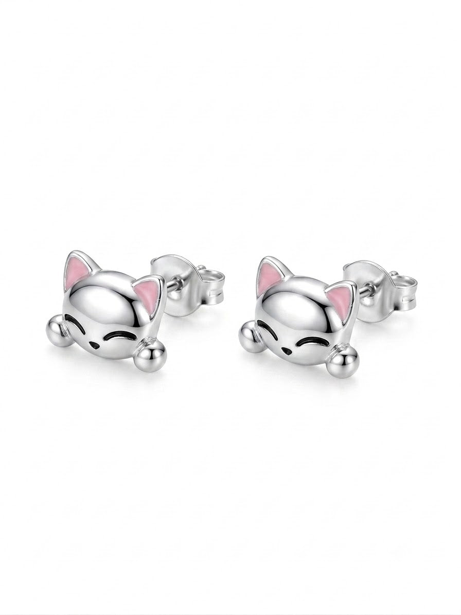 ARTE DE PLATA GATITO