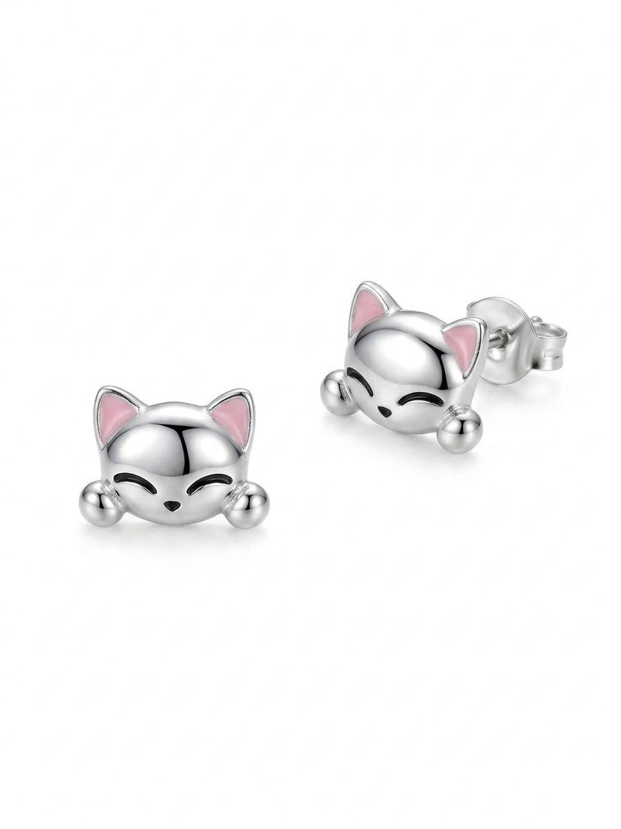 ARTE DE PLATA GATITO