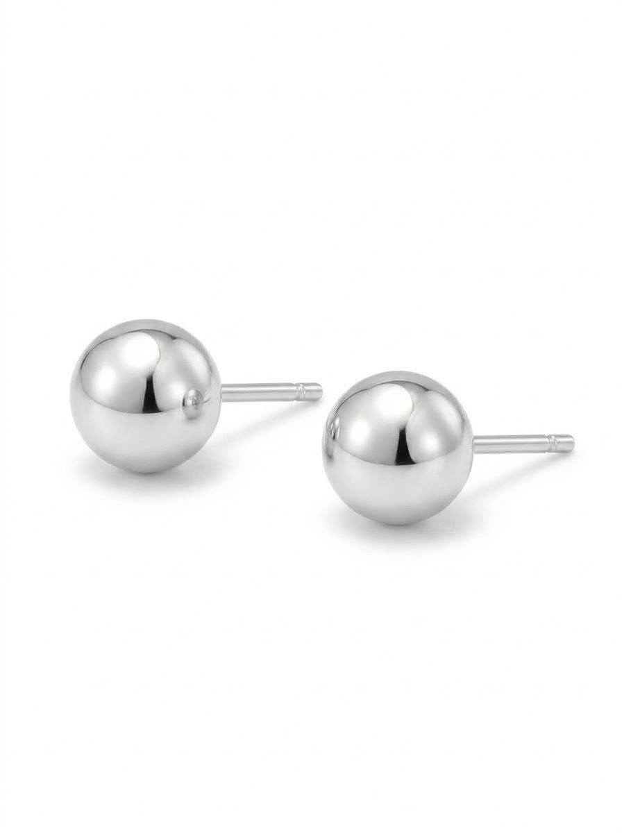 ARETE DE PLATA BOLA PEGADO