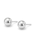 ARETE DE PLATA BOLA PEGADO